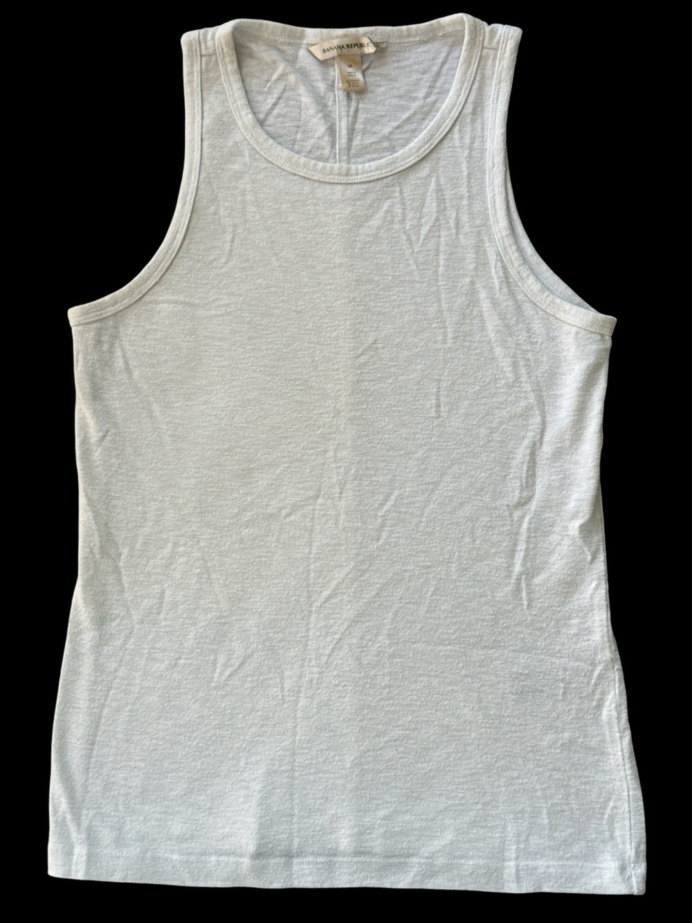 Banana Republic Classic White Scoop Tank!